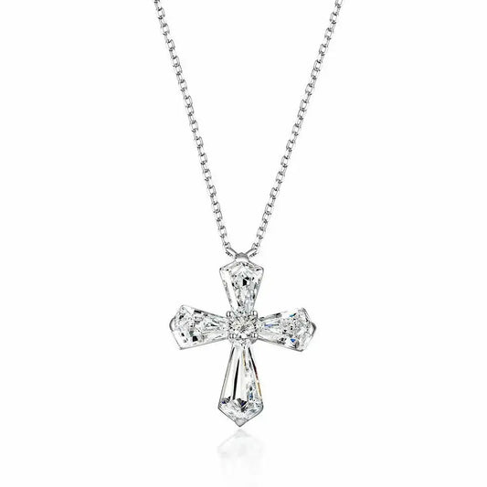 Lourdes Cross Necklace Anna Zuckerman Retail