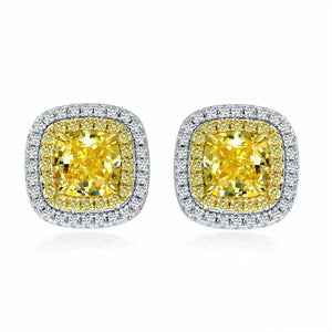 Lucia Brilliante Earrings in Canary Yellow Anna Zuckerman