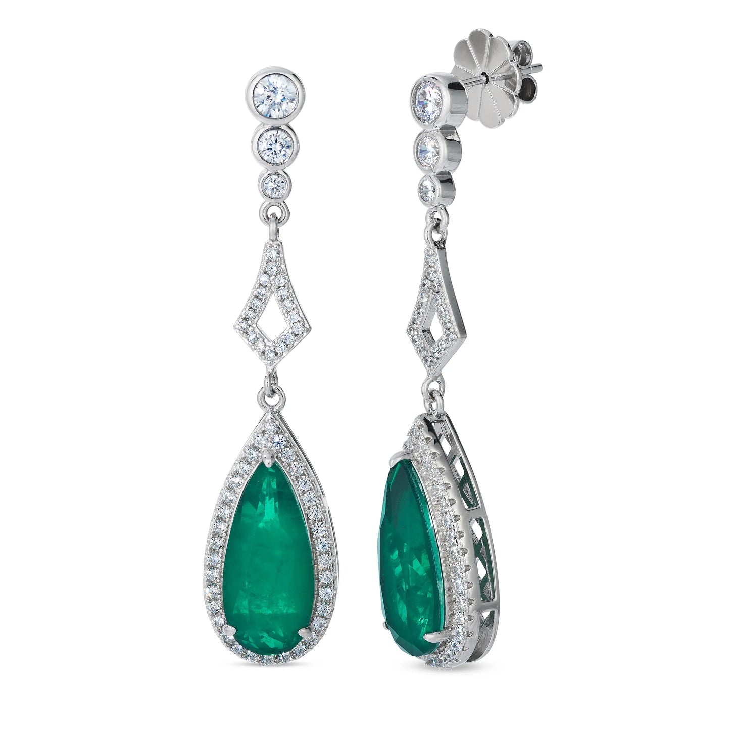 Lumi Drops in Emerald Anna Zuckerman