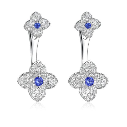 Luna Orchid Studs and Jackets Anna Zuckerman