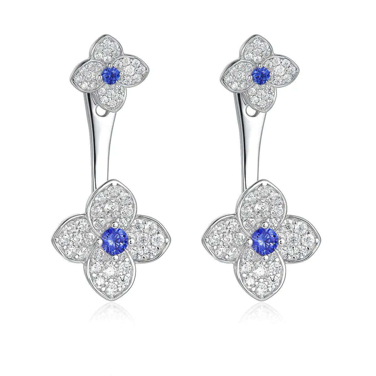 Luna Orchid Studs and Jackets Anna Zuckerman
