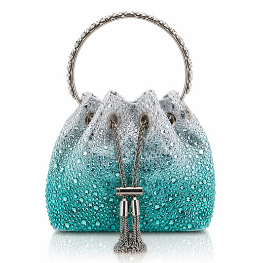Lush Life Purse in Blue Ice Ombre