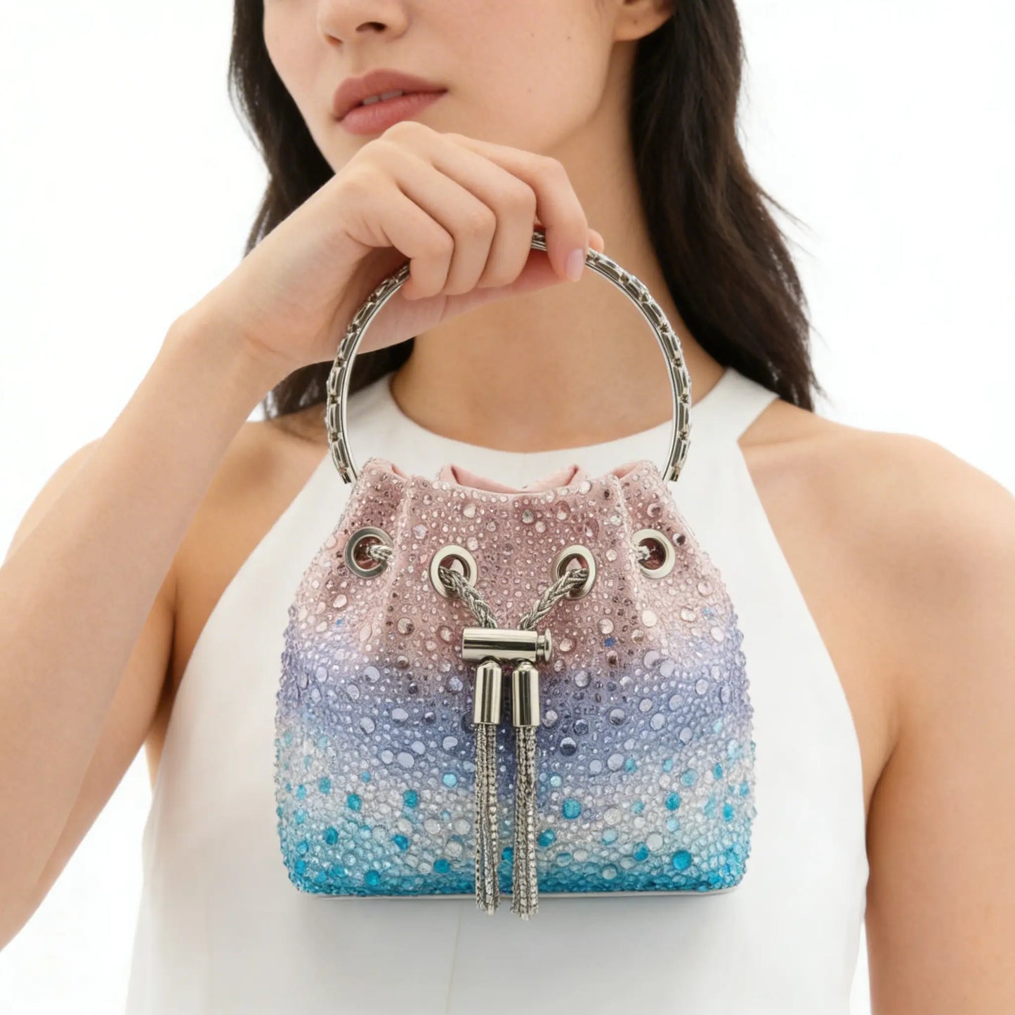 Lush Life Purse in Blush Lilac Ombre Anna Zuckerman