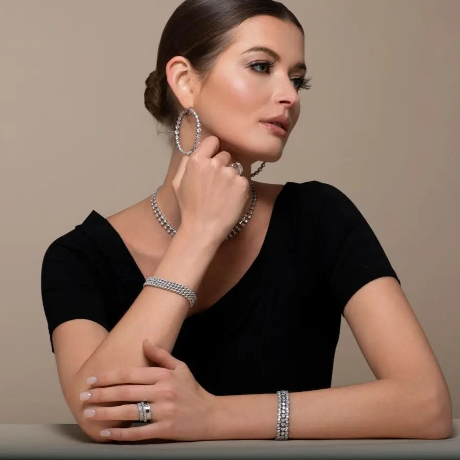 Luxe Edition 15 Carat Martini Tennis Bracelet Anna Zuckerman