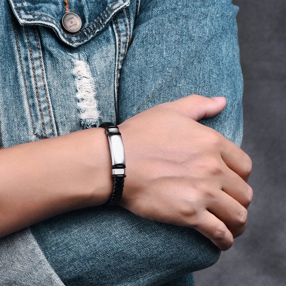 Lynk Men's Leather Cuff Anna Zuckerman