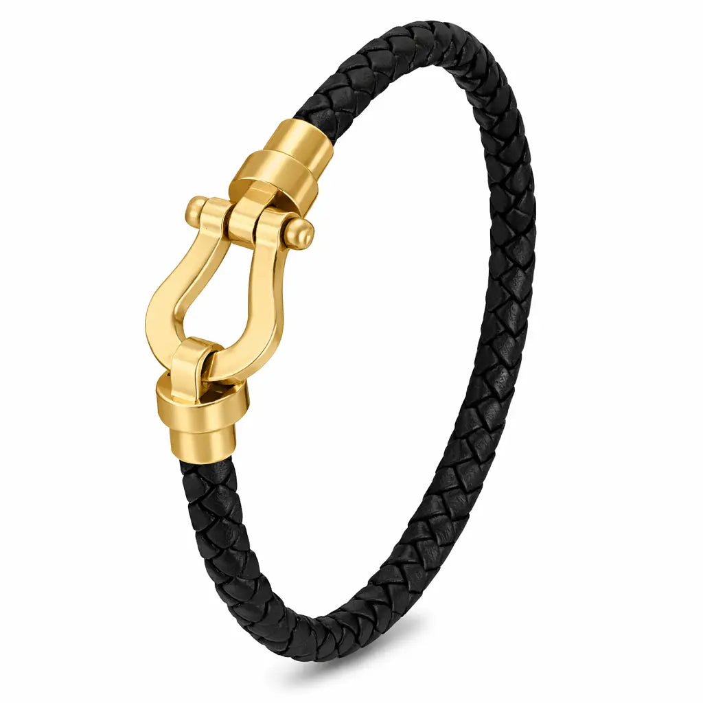 Maddox Leather Bracelet Anna Zuckerman