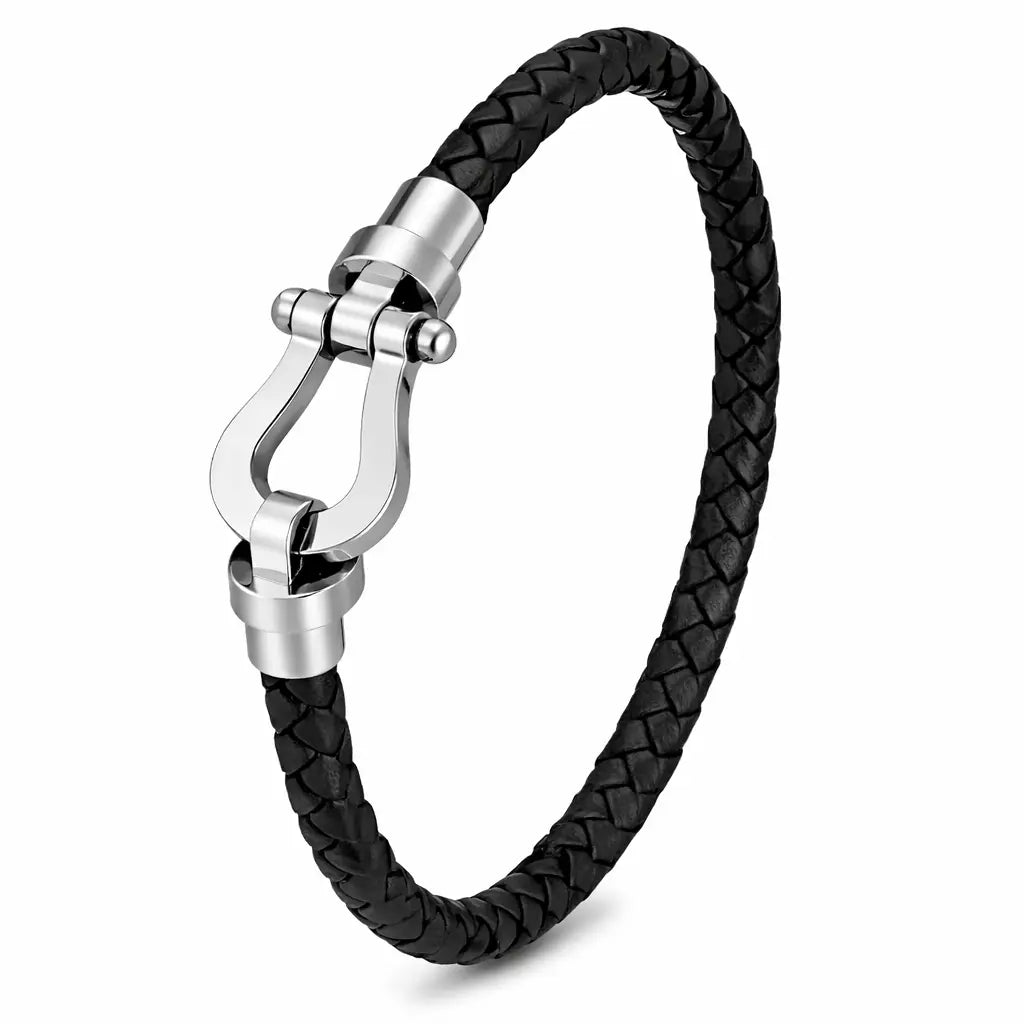 Maddox Leather Bracelet Anna Zuckerman