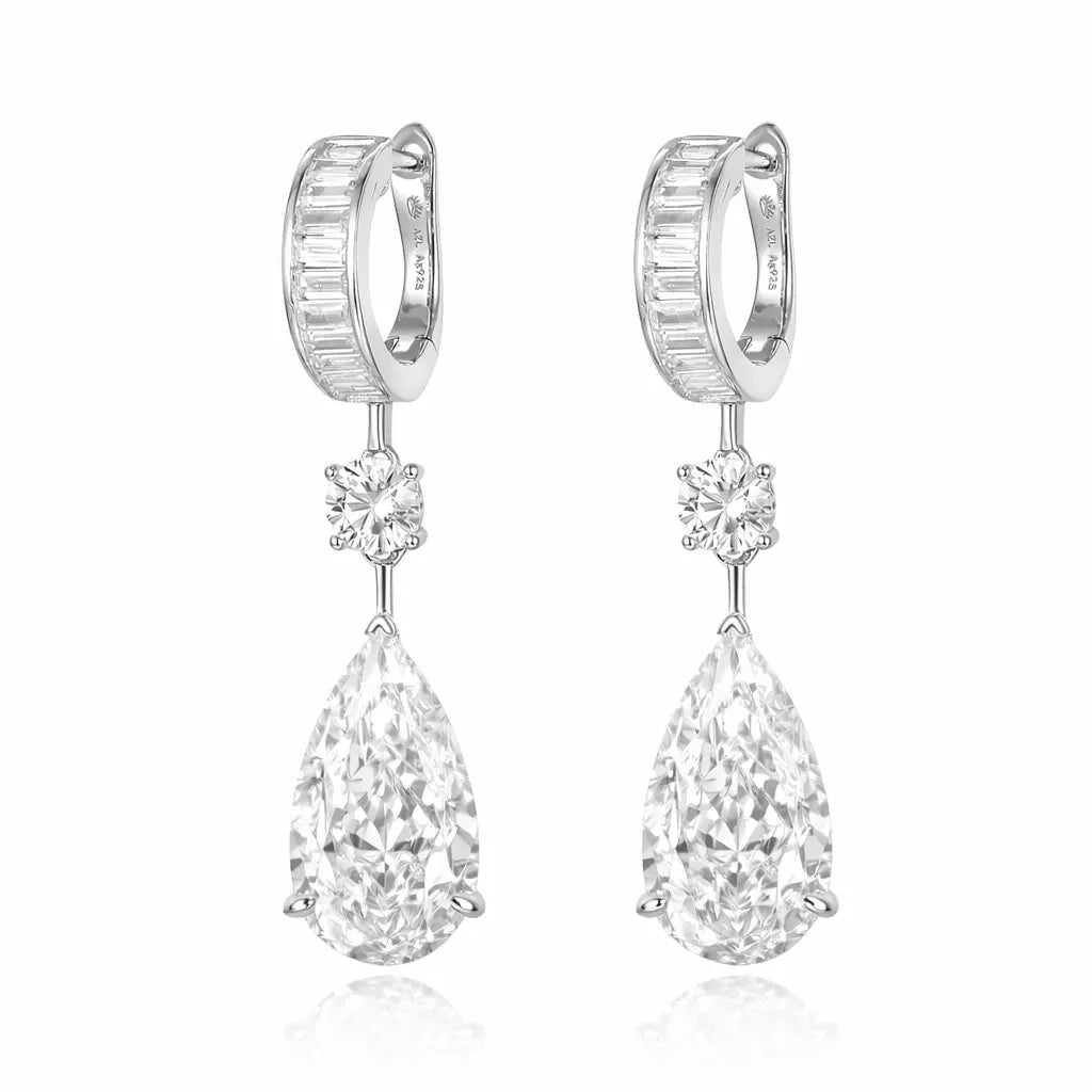 Madonna Statement Drops in White Diamond Anna Zuckerman