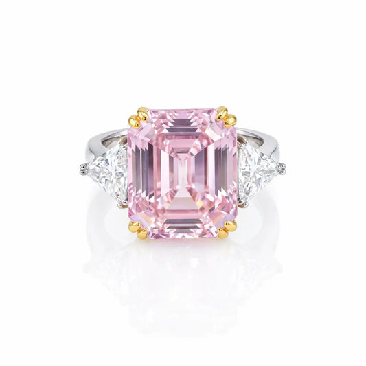 Malibu 12 Carat Argyle Pink Crystalline Ring Anna Zuckerman