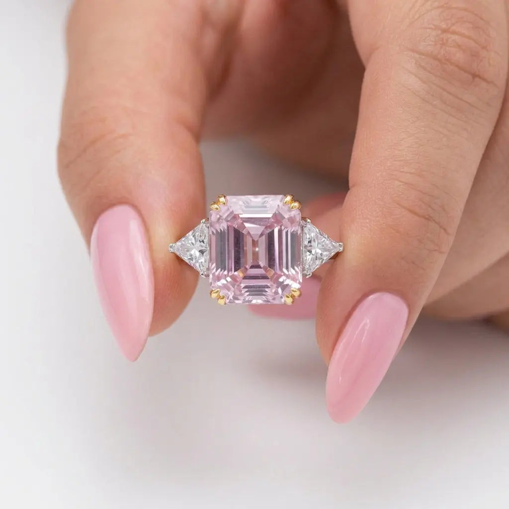Malibu 12 Carat Argyle Pink Crystalline Ring Anna Zuckerman