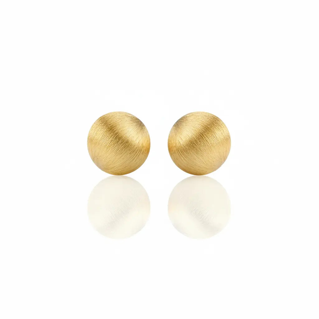 Mandala Golden Studs Anna Zuckerman