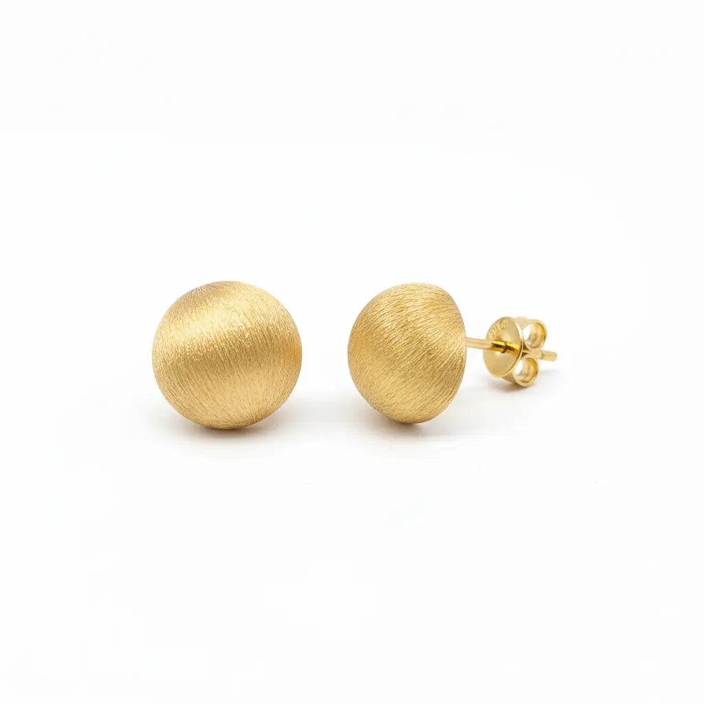 Mandala Golden Studs Anna Zuckerman