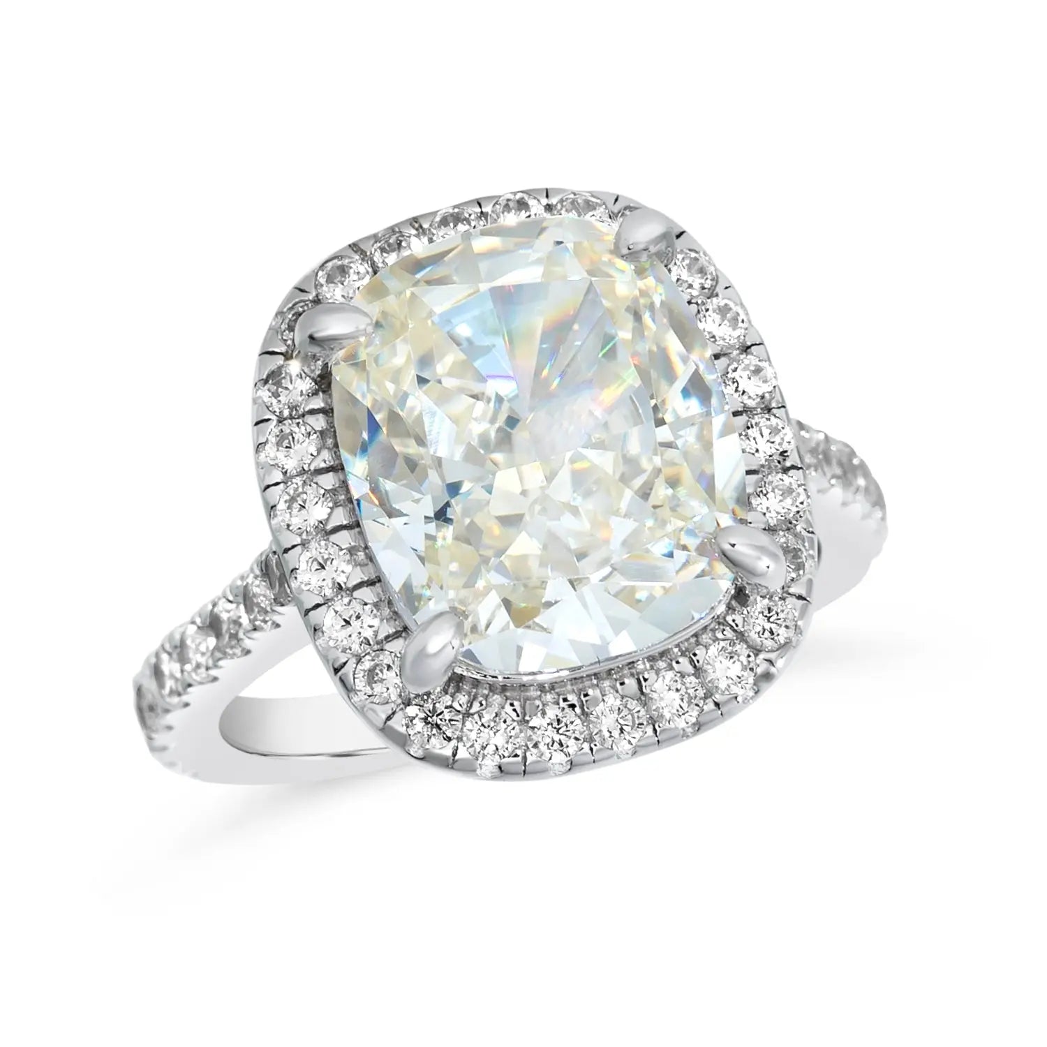 Marcella 5 Carat Ring in Platinum Anna Zuckerman