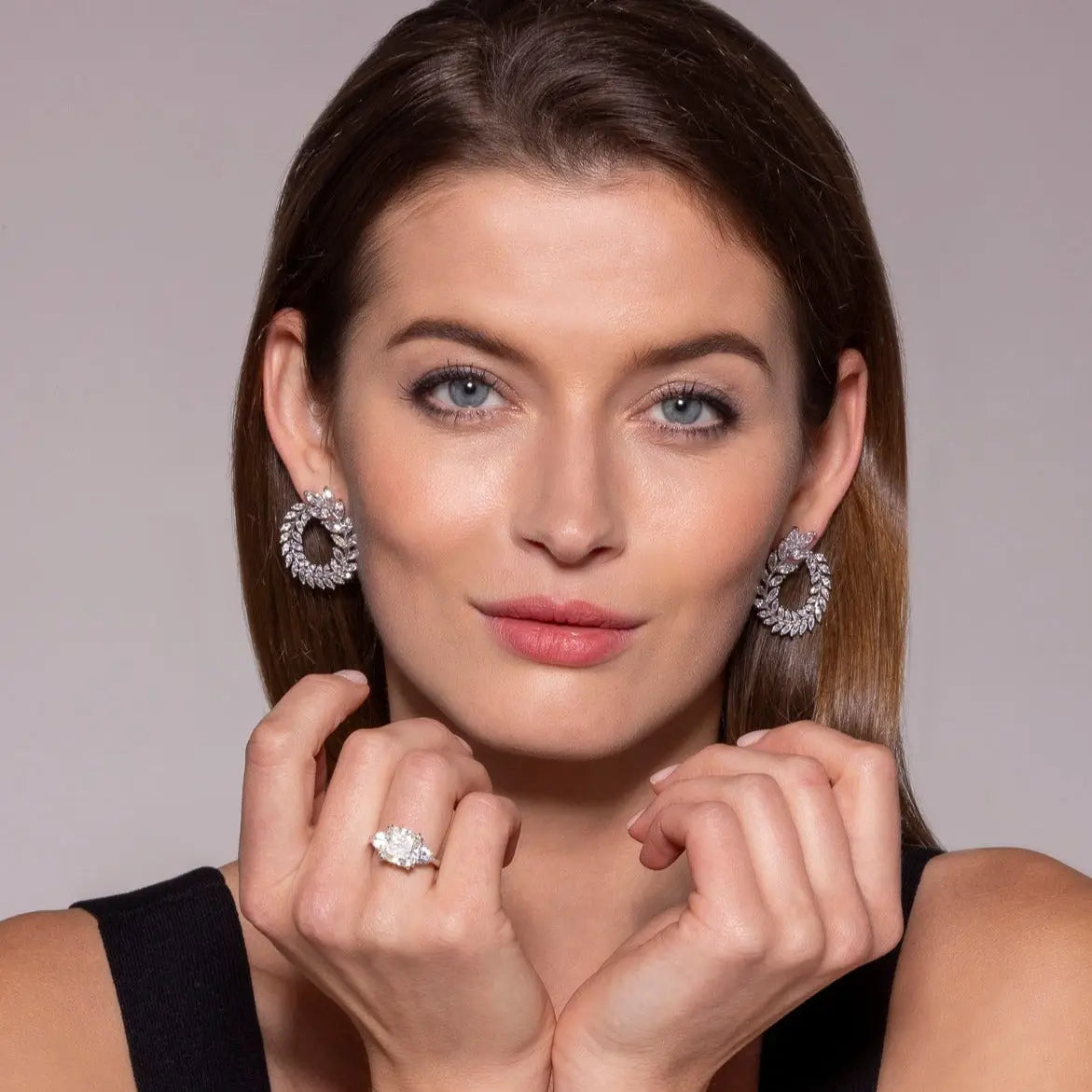 Marquise Wreath 8 Carat Earrings - Anna Zuckerman
