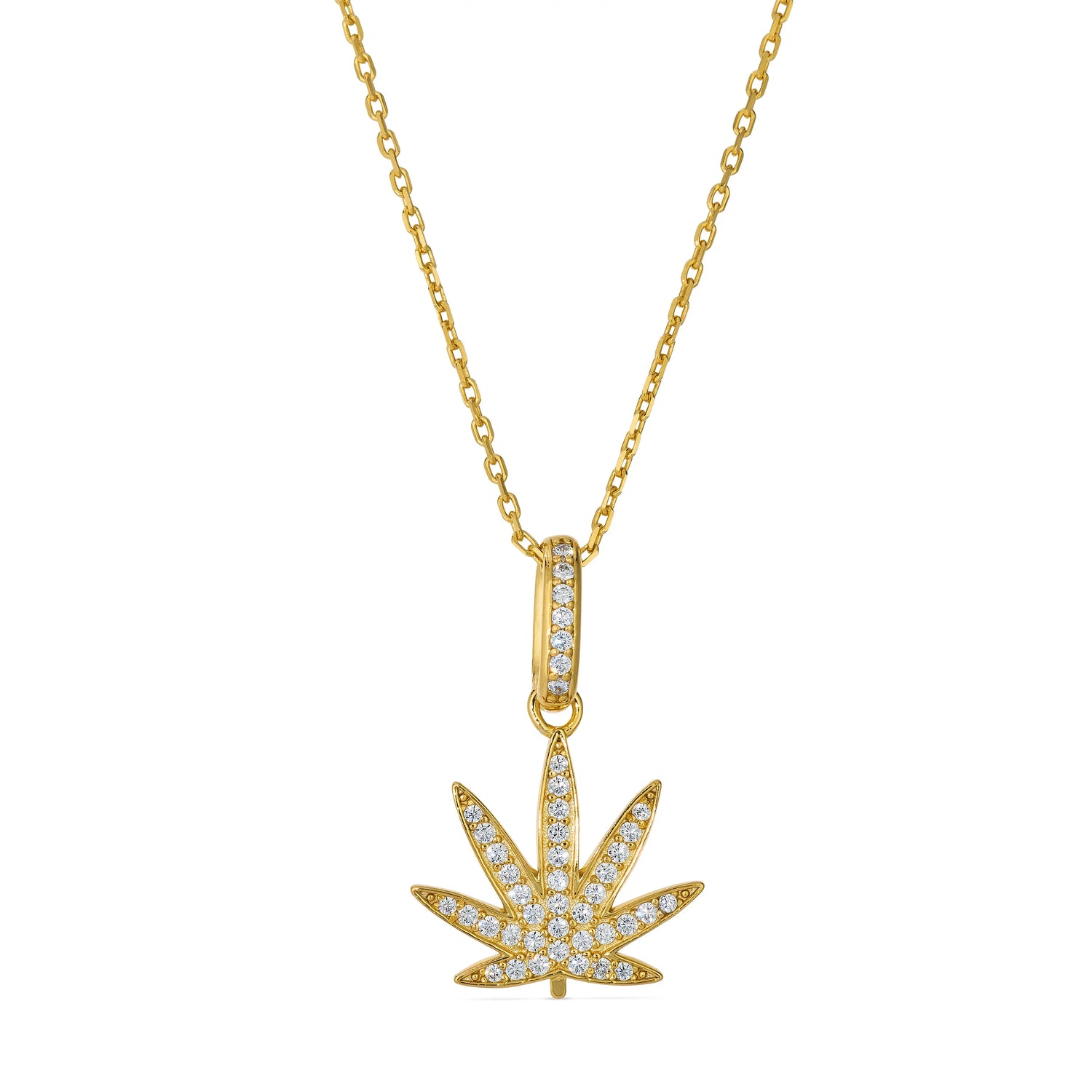 Mary Jane Necklace in Gold Anna Zuckerman