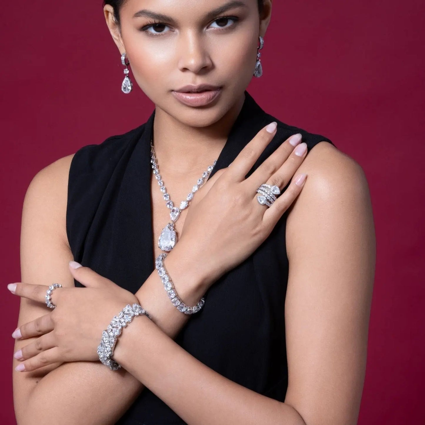 Medina Statement Bracelet Cuff by Kathy Hilton - Anna Zuckerman