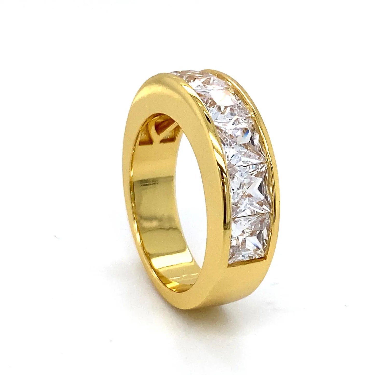 Men's 2.50 Carat Fortuna Wedding Band in Gold Anna Zuckerman
