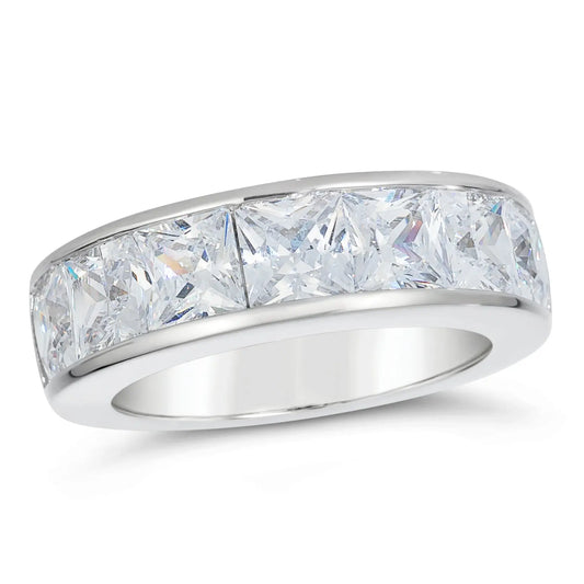 Men's 2.50 Carat Fortuna Wedding Band in Platinum Anna Zuckerman