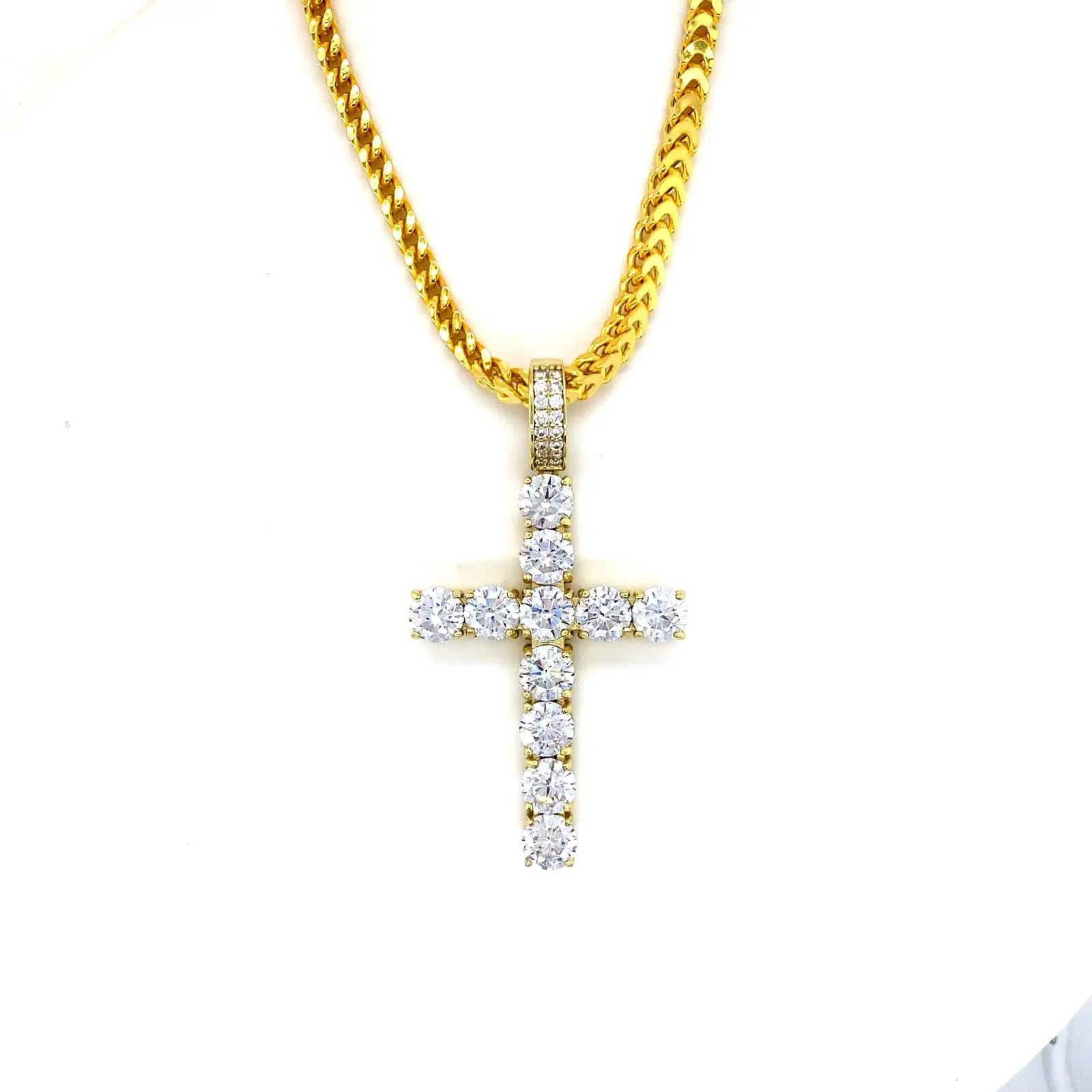 Men's 22in Cross Necklace Anna Zuckerman