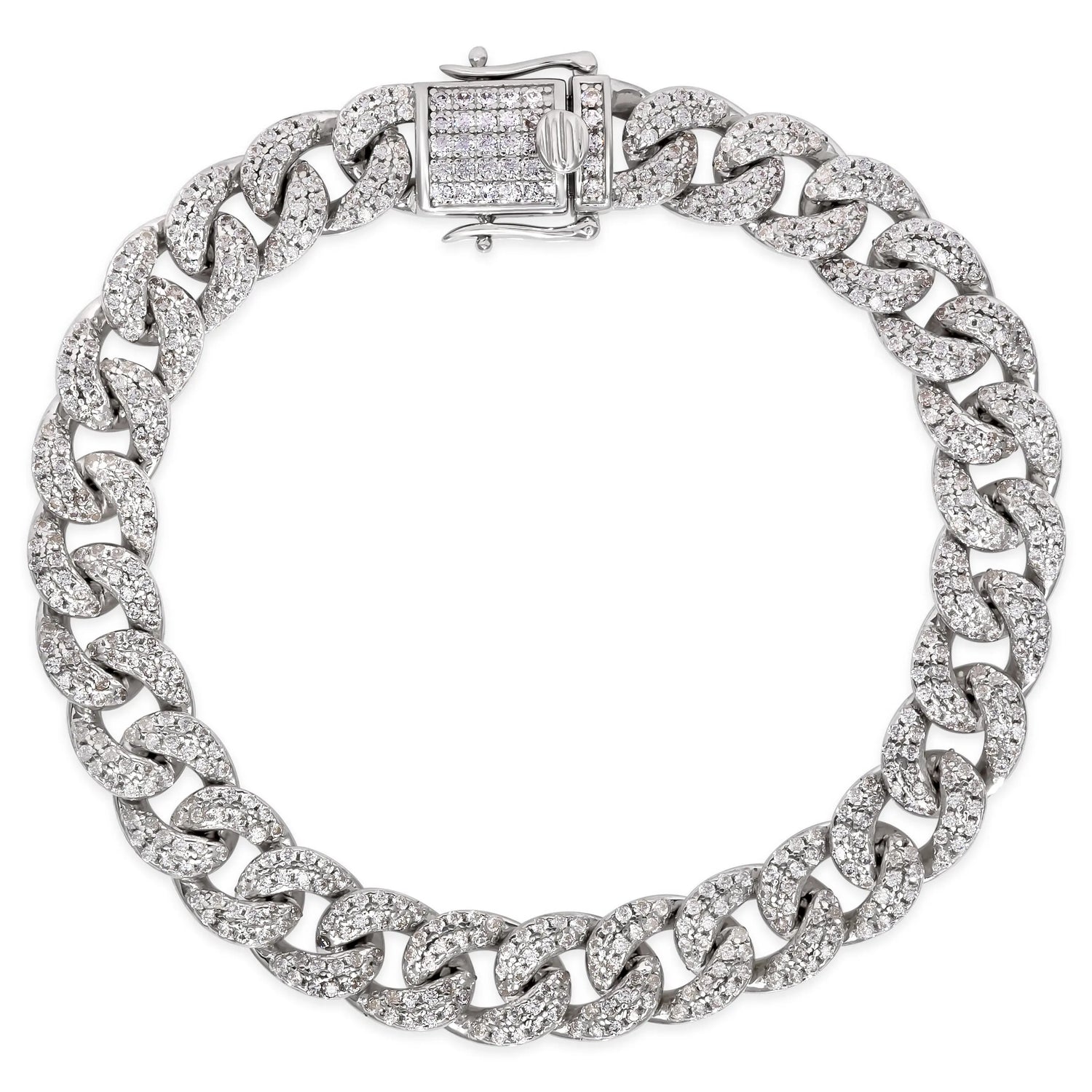 Men's 8 mm Havana Cuban Link Bracelet Anna Zuckerman
