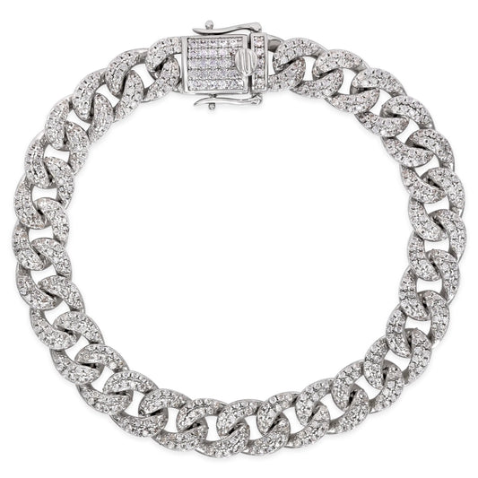 Men's 8 mm Havana Cuban Link Bracelet Anna Zuckerman