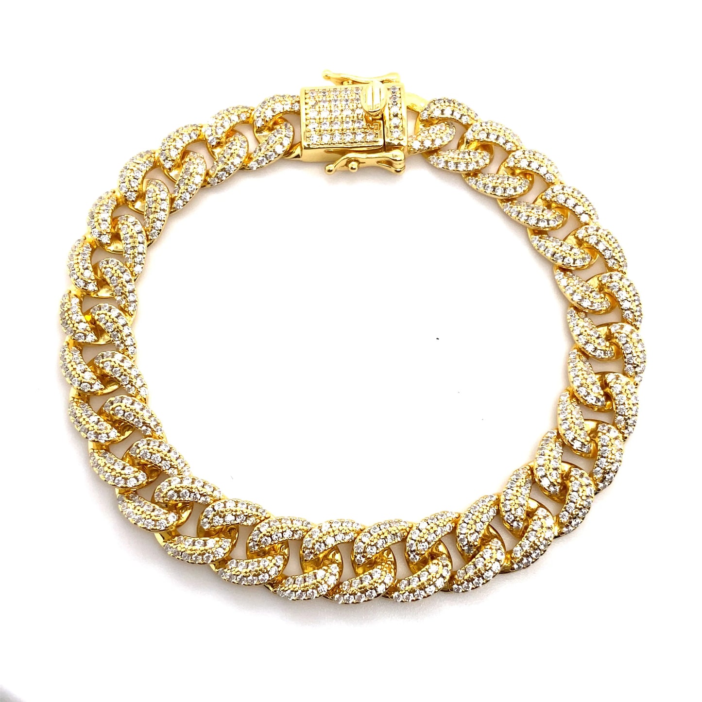 Men's 8 mm Havana Cuban Link Bracelet Anna Zuckerman
