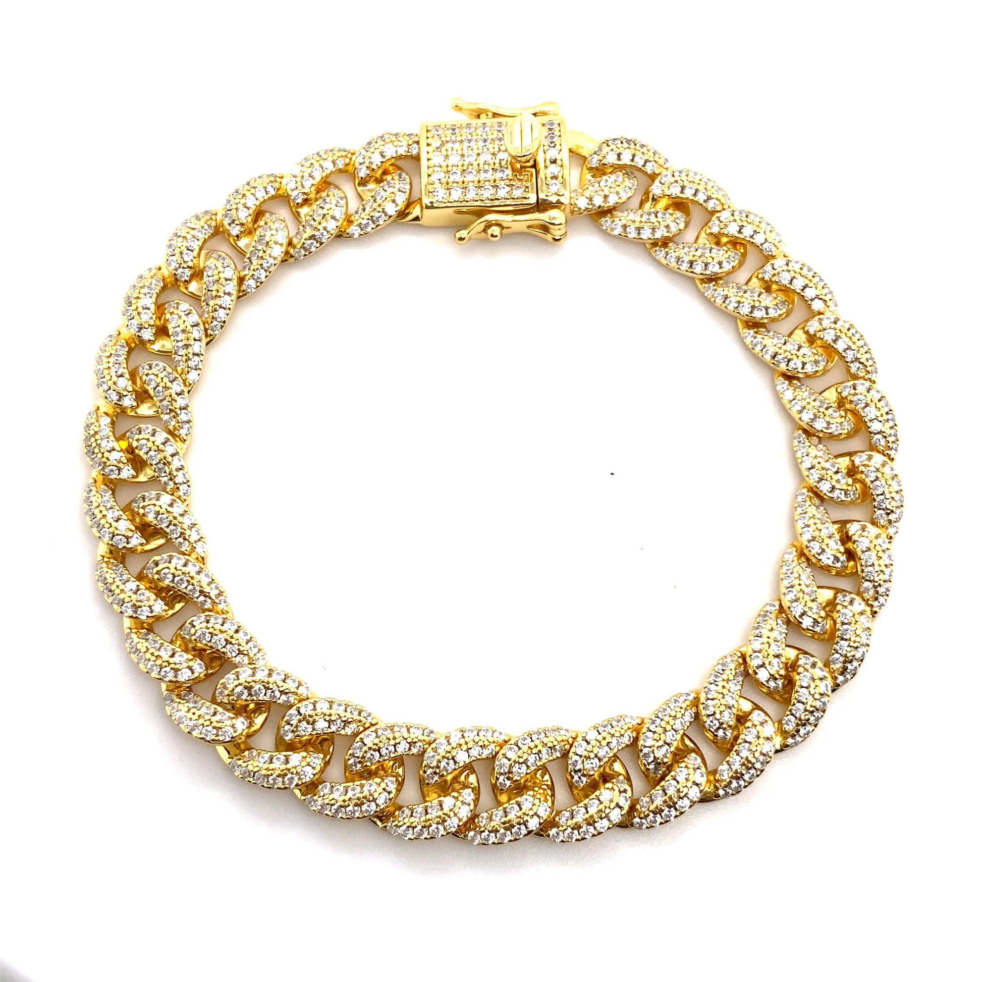 Men's 8 mm Havana Cuban Link Bracelet Anna Zuckerman