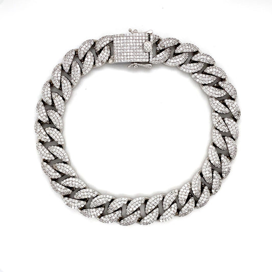 Men's 12mm Super Cuban Bracelet 8.5in
