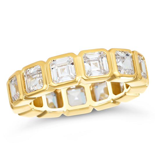 Men's 6.5 Carat Asscher Ring