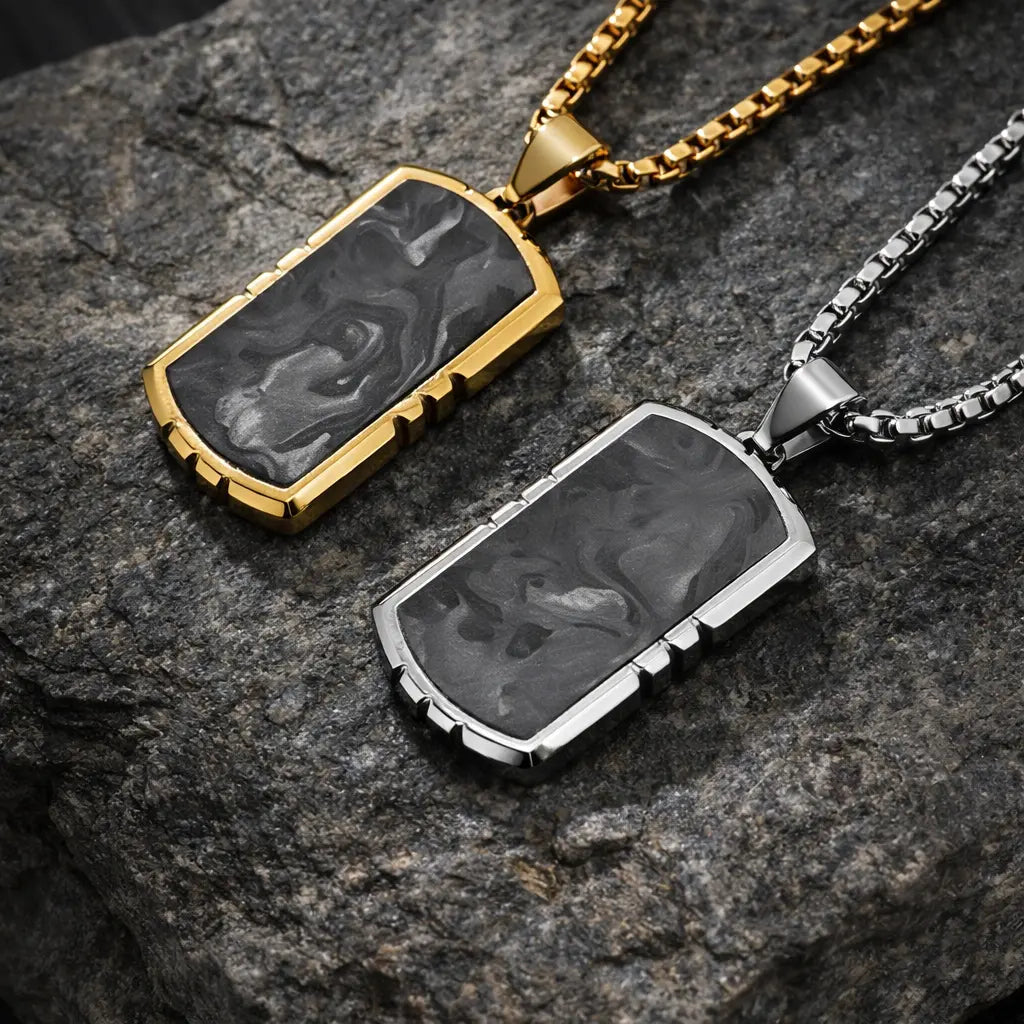 Midnight Obsidian Shield Necklace Anna Zuckerman