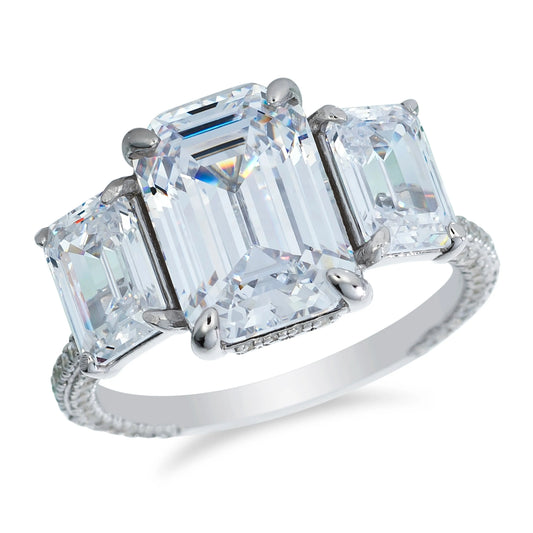 Milana 3 Stone Ring Anna Zuckerman