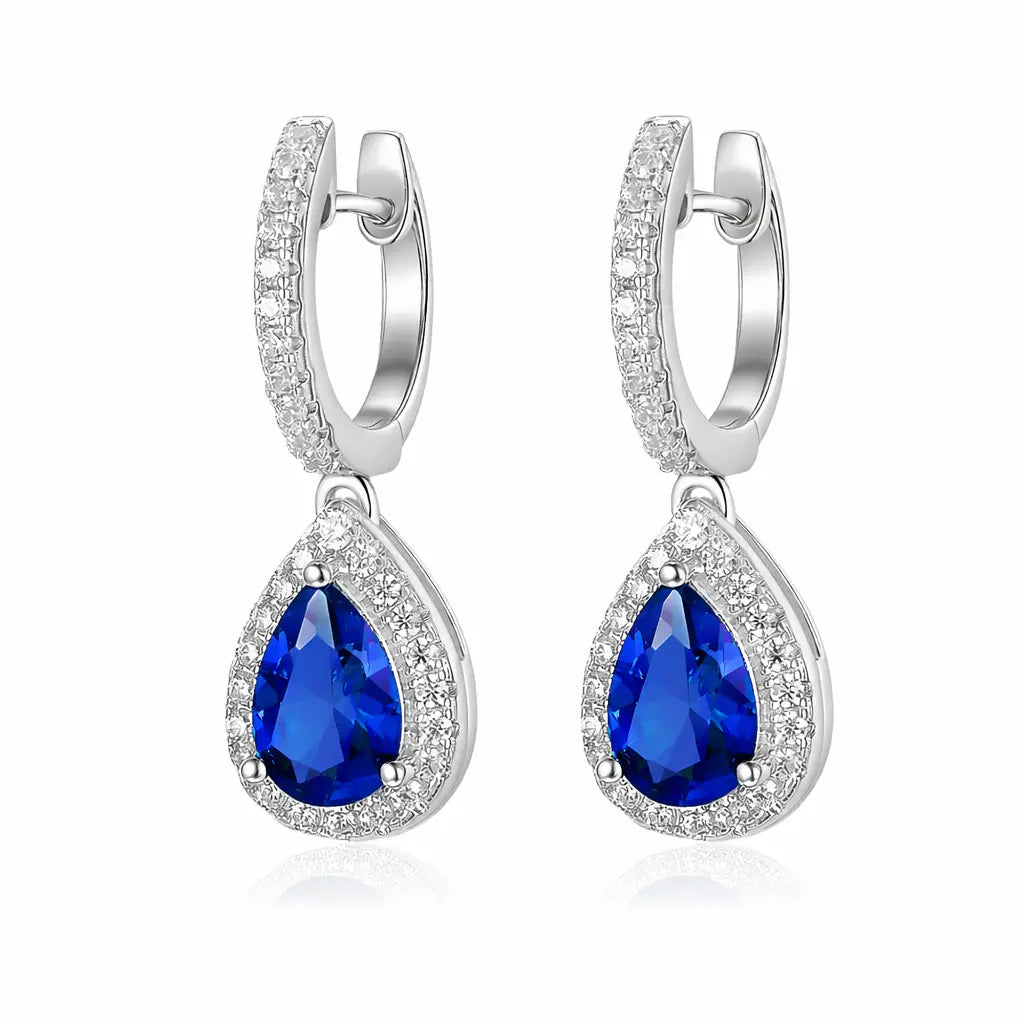 Milano Drops in Blue Sapphire Anna Zuckerman