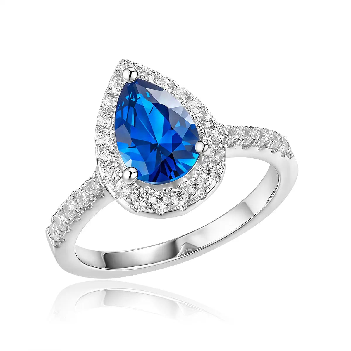 Milano Ring in Blue Sapphire Anna Zuckerman
