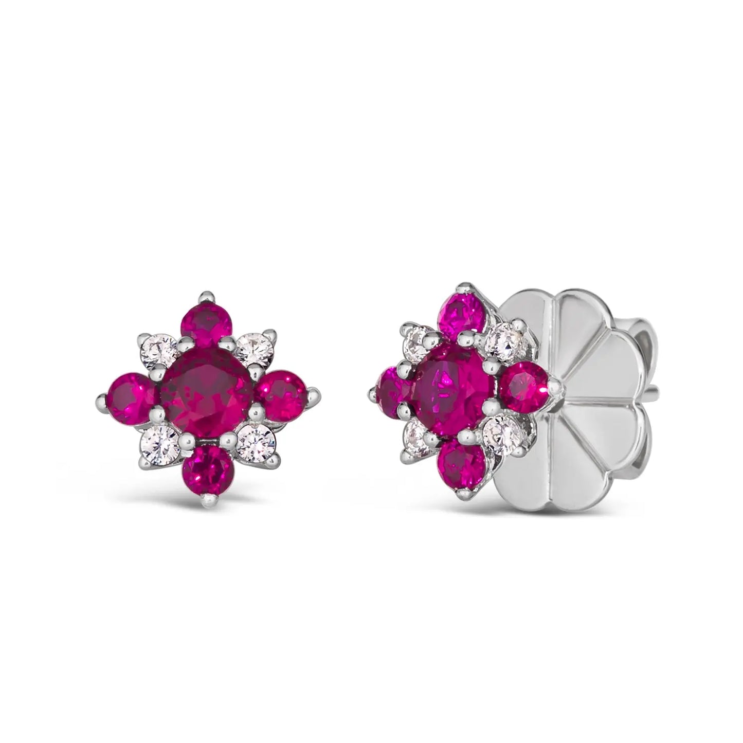 Mini Aster Diamond Crystalline Studs - Anna Zuckerman
