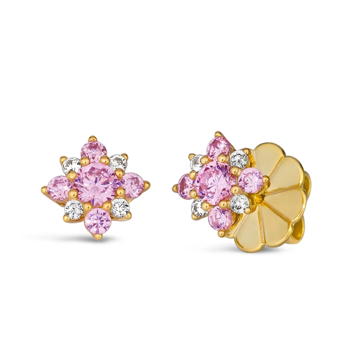 Mini Aster Diamond Crystalline Studs - Anna Zuckerman