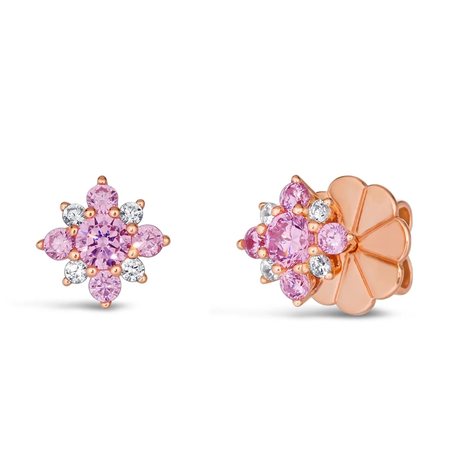 Mini Aster Diamond Crystalline Studs - Anna Zuckerman