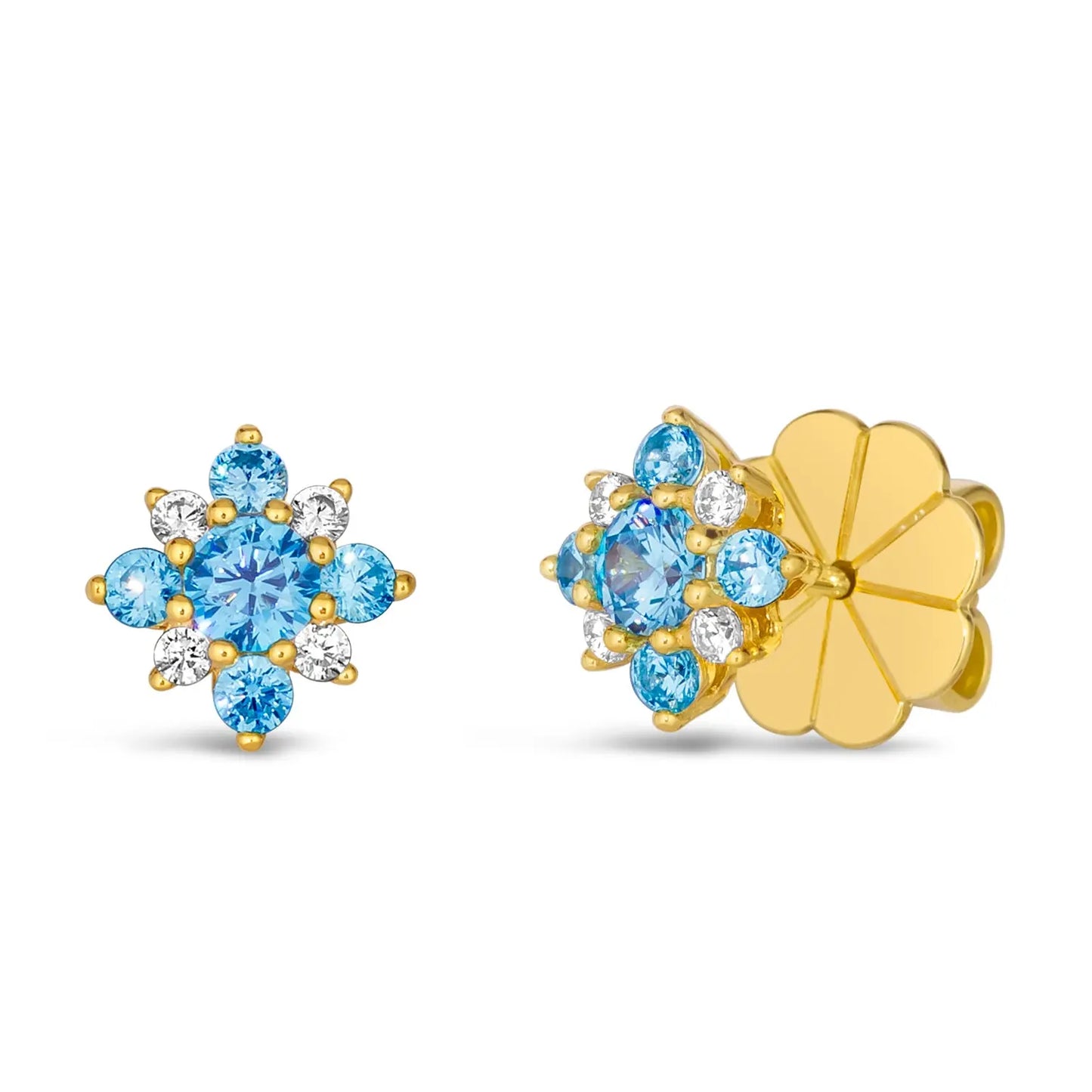 Mini Aster Diamond Crystalline Studs - Anna Zuckerman