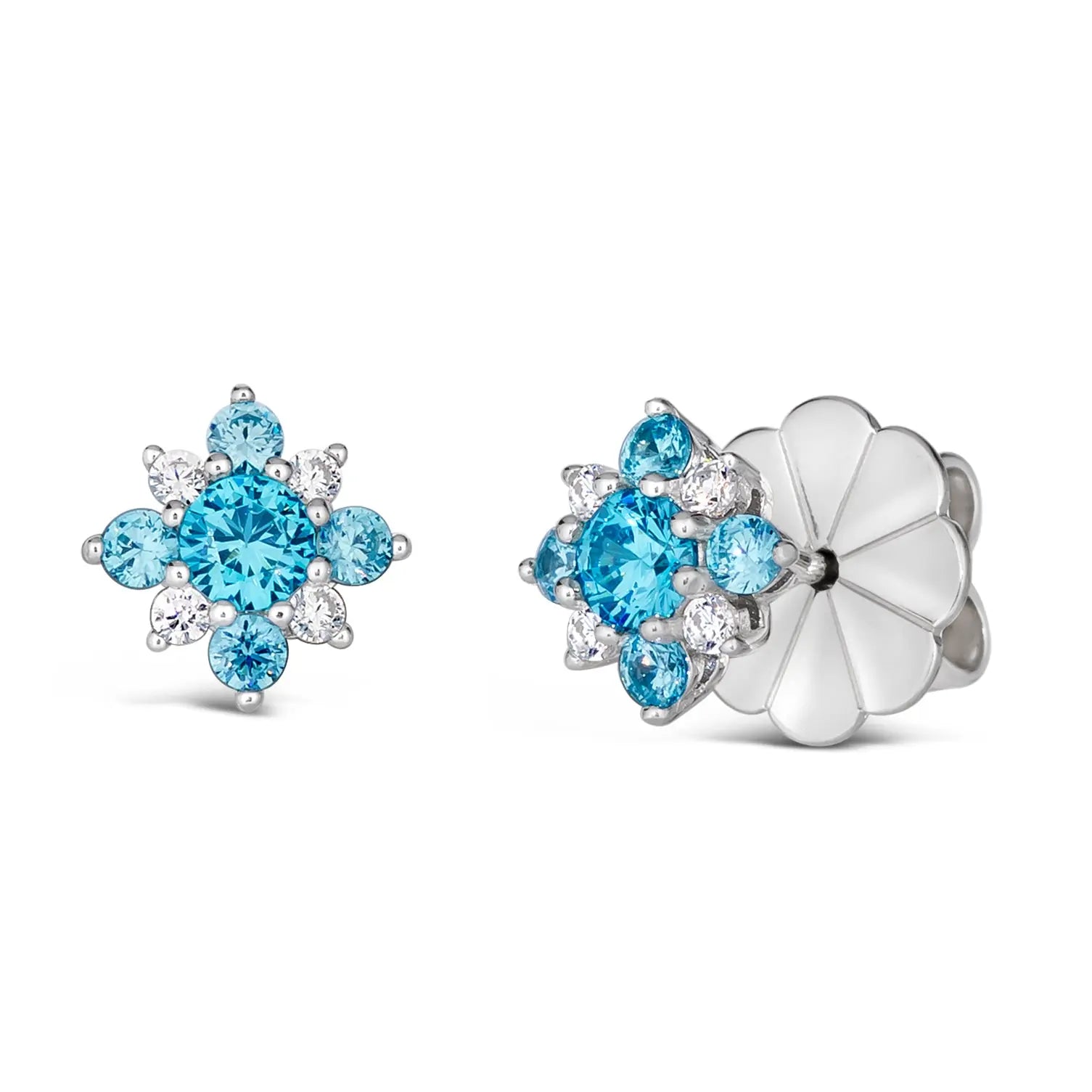 Mini Aster Diamond Crystalline Studs - Anna Zuckerman