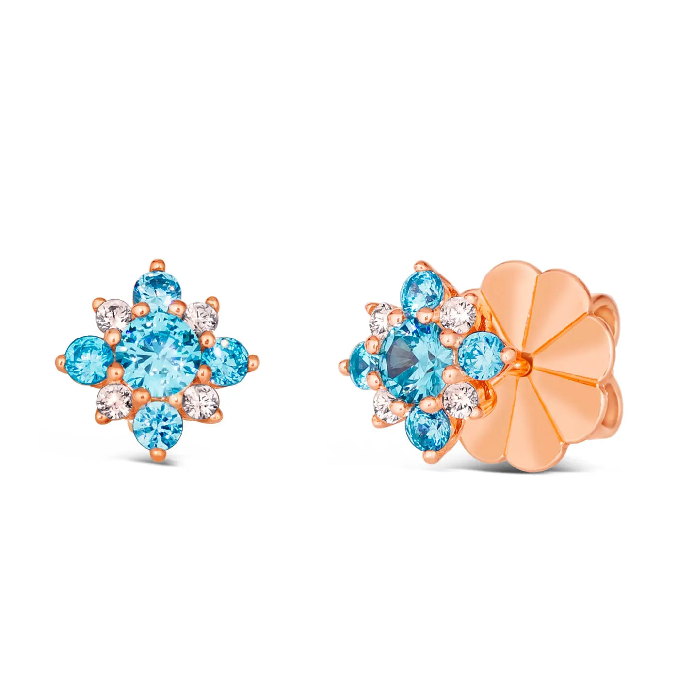 Mini Aster Diamond Crystalline Studs - Anna Zuckerman