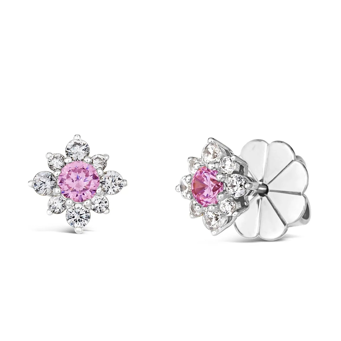 Mini Daisy Diamond Crystalline Studs - Anna Zuckerman Earrings