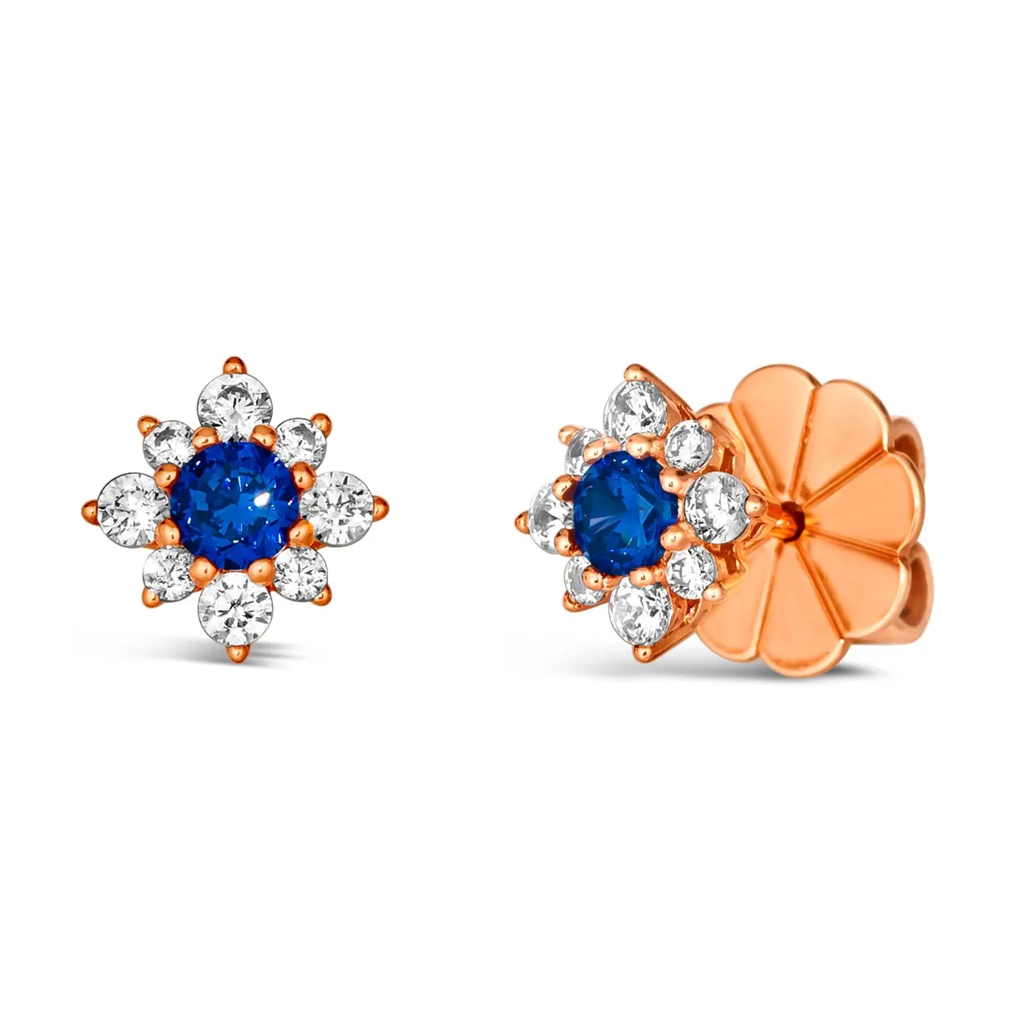 Mini Daisy Diamond Crystalline Studs - Anna Zuckerman Earrings