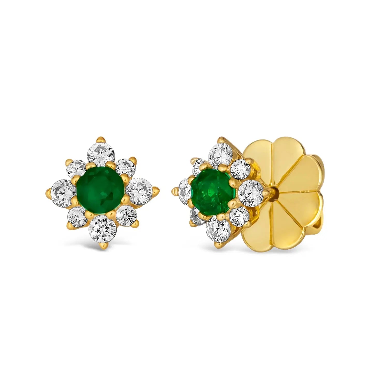 Mini Daisy Diamond Crystalline Studs - Anna Zuckerman Earrings