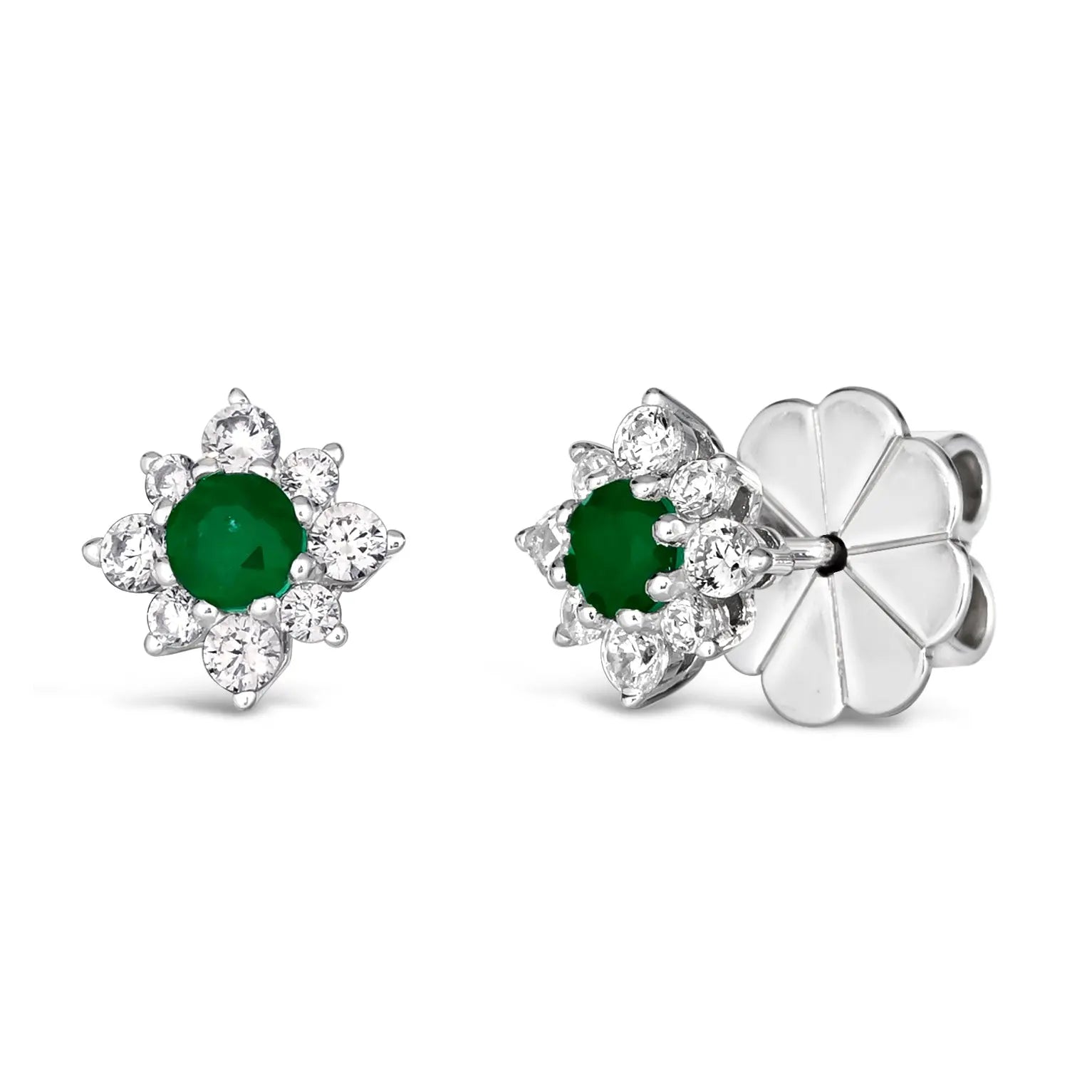 Mini Daisy Diamond Crystalline Studs - Anna Zuckerman Earrings