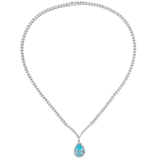 Miramar Necklace in Aquamarine Anna Zuckerman