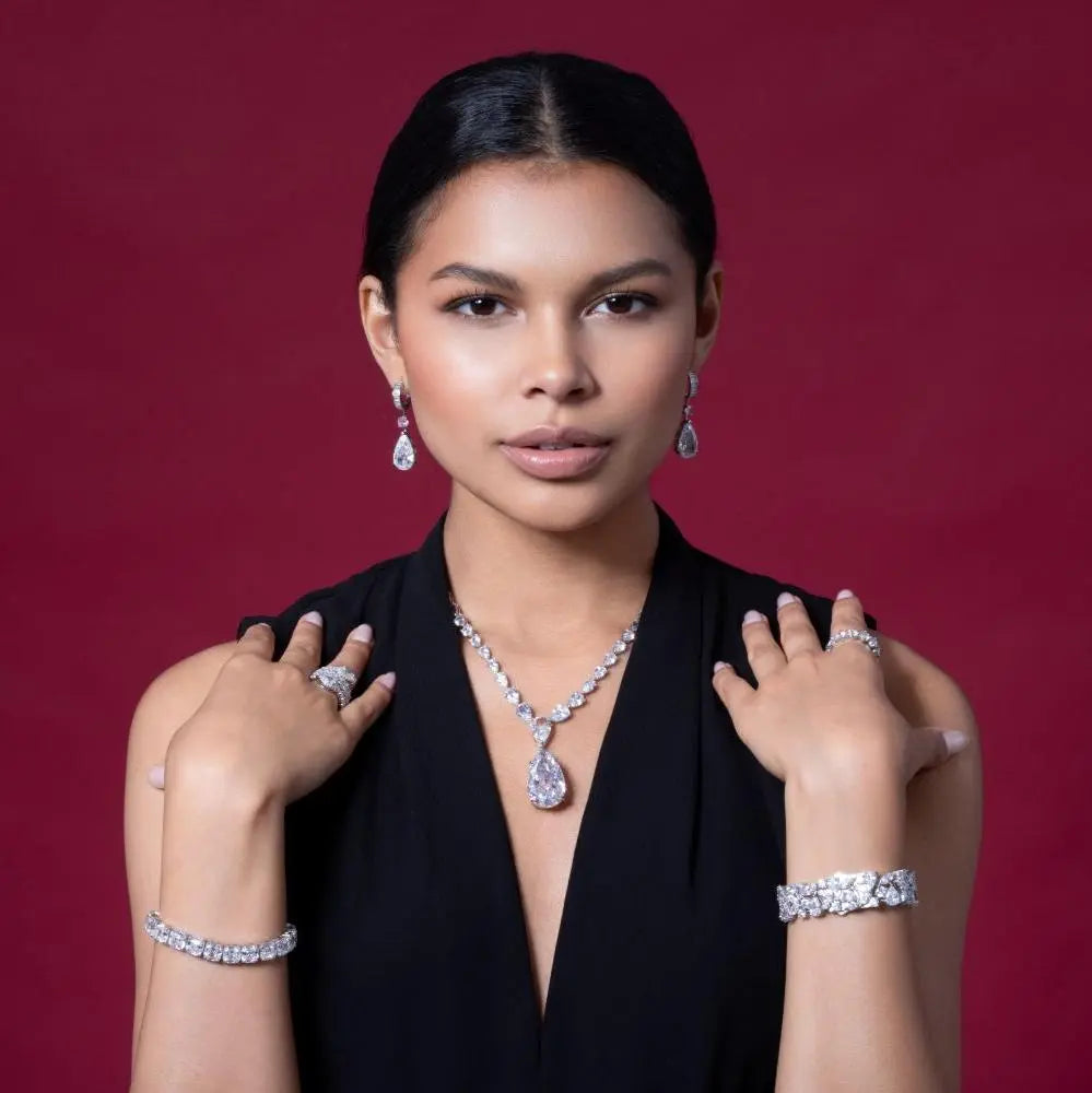 Monte Carlo Asscher Diamond Crystalline Bracelet - Anna Zuckerman