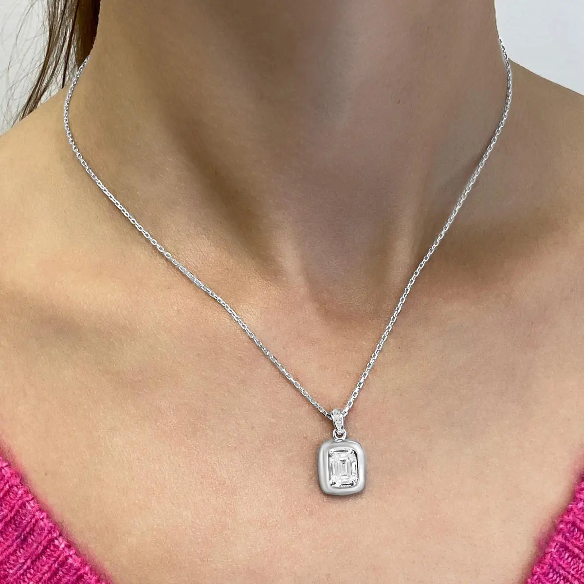 Monte Square Necklace Anna Zuckerman