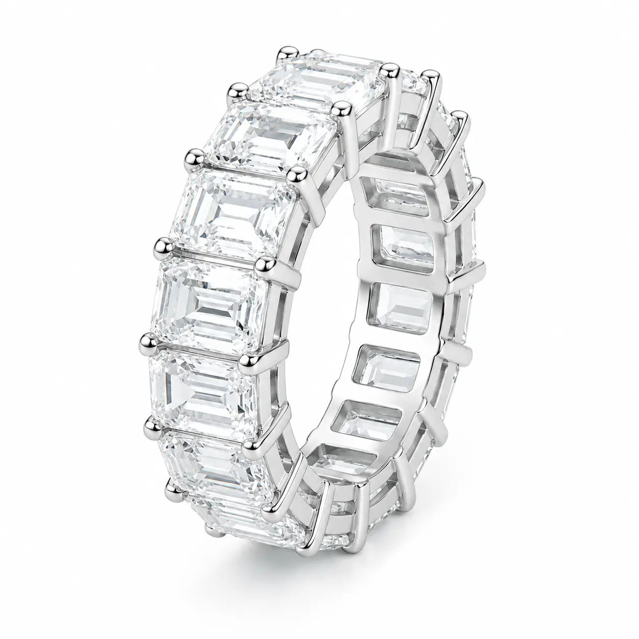 Multicolor 5 Carat Eternity Ring by Thalia