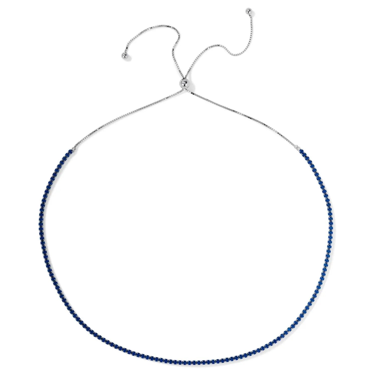 Never Flipping Gemstone Bolo Necklace Anna Zuckerman