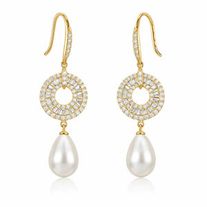 Noa Pearl Drop Earrings Anna Zuckerman