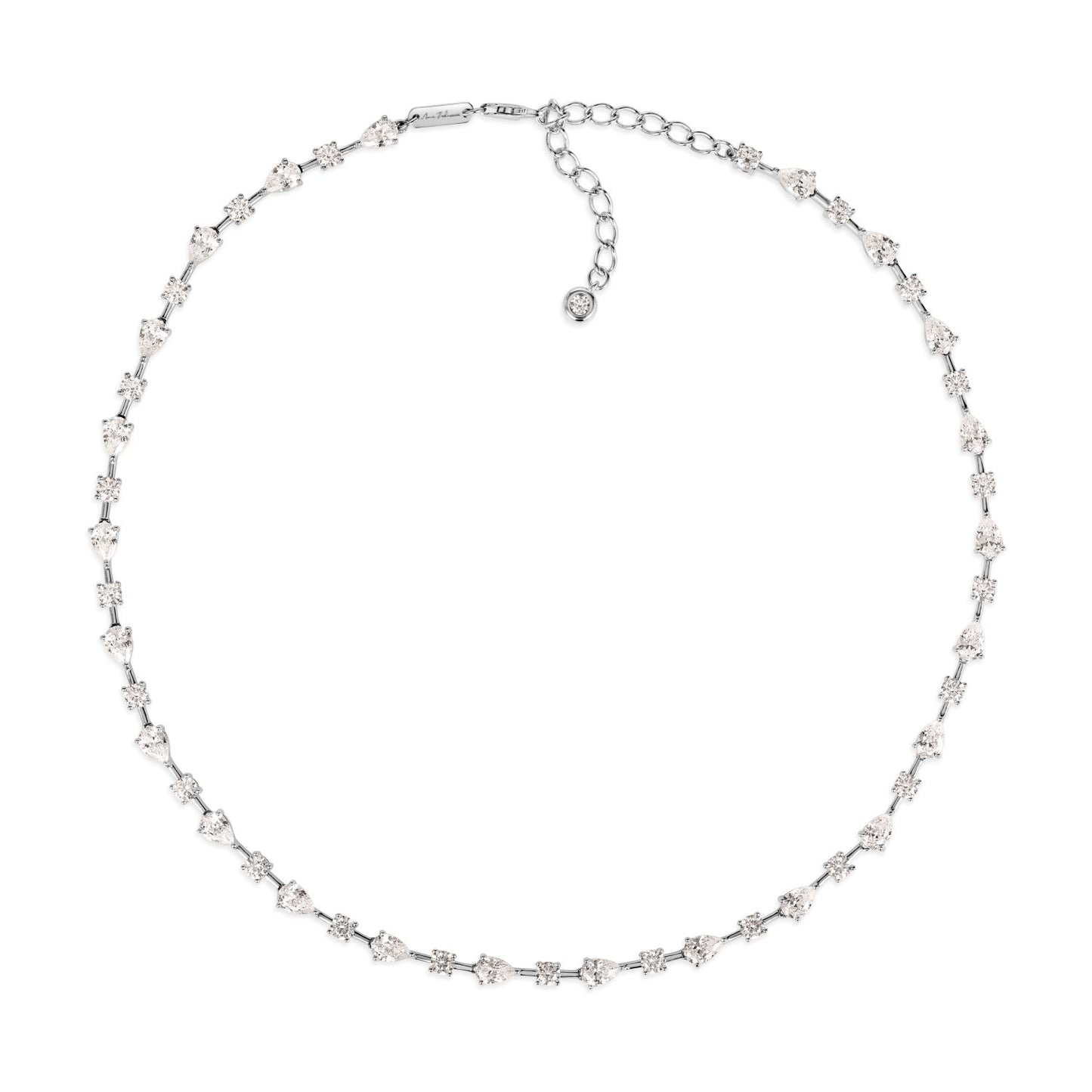 Sabrina 9.80tcw Diamond Crystalline Choker Necklace